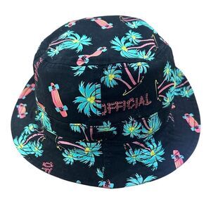Official Crown of Laurel Skateboard 
Hawaiian Palm Tree Print Bucket Hat SZ L/XL